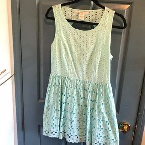 Sky Blue Patterned Dress